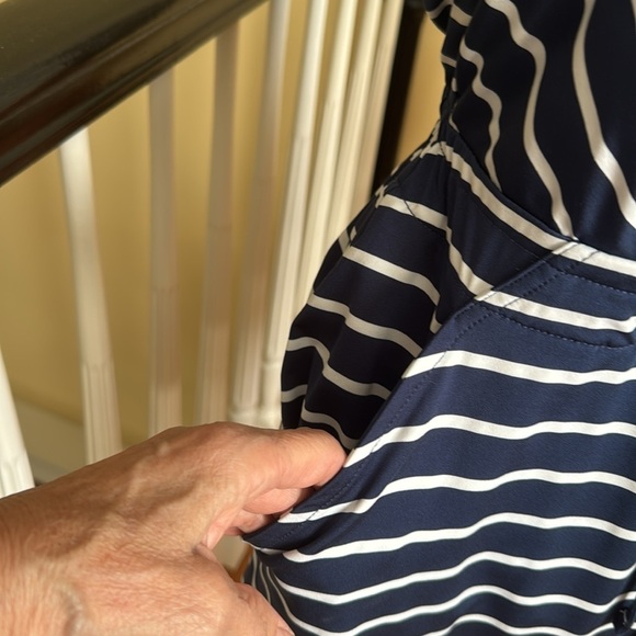 Vineyard vines blue and white stripes dress - Picture 2 of 11